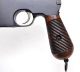 EXCEPTIONAL EARLY MAUSER C96 COMMERCIAL BROOMHANDLE .30 CALIBER PISTOL RARE LARGE RING MODEL W/ORIGINAL HOLSTER (MFG 1899-1901)!!! - 11 of 25