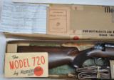 RARE REMINGTON MODEL 720A NAVY TROPHY BOLT ACTION RIFLE, .30-06 CAL., IN ORIGINAL BOX W/PAPERWORK & ACCESSORIES! - 4 of 25