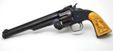 ANTIQUE SMITH & WESSON NO 3 MODEL 2 AMERICAN .44 S&W CALIBER W/MEXICAN EAGLE IVORY GRIPS (MFG 1872-1874)! - 1 of 21