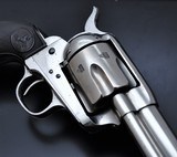 RARE CONDITION ANTIQUE NICKEL COLT SAA FRONTIER SIX-SHOOTER .44-40 REVOLVER W/FACTORY LETTER MFG 1893 - 10 of 23