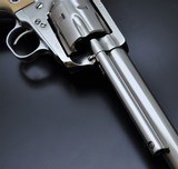 SUPER RARE EARLY(1956) NICKEL RUGER BLACKHAWK .44 MAGNUM REVOLVER W/IVORY GRIPS & FACTORY LETTER!! C&R!!! - 8 of 20