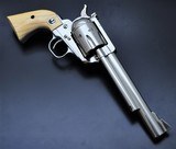 SUPER RARE EARLY(1956) NICKEL RUGER BLACKHAWK .44 MAGNUM REVOLVER W/IVORY GRIPS & FACTORY LETTER!! C&R!!! - 2 of 20