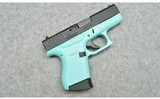 GLOCK ~ 43 ROBIN'S EGG BLUE ~ 9MM - 1 of 2