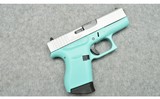 Glock ~ 43 Robin's Egg Blue ~ 9MM - 1 of 2