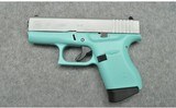 Glock ~ 43 Robin's Egg Blue ~ 9MM - 2 of 2