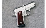 Kimber ~ Micro ~ .380 ACP - 1 of 2