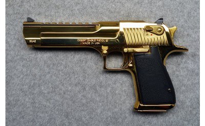 Magnum Research ~ Desert Eagle Mark XIX Gold ~ .50AE - Image 2 of 2