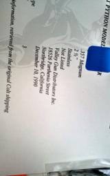 COLT PYTHON 2 1/2 SS 100% NIB IVORY GRIPS - 13 of 15