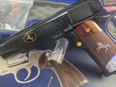 COLT 1911 38 SUPER CUSTOM ENGRAVED