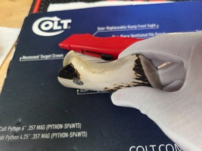 COLT PYTHON GENUINE ELK STAG TARGET GRIPS - Image 6 of 13