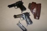 Berretta Pair!! 1937 .380 Italian pistol w/Original Holster 2 clips and Model 948 .22 Long Rifle Mirror Model To .380 - 2 of 8