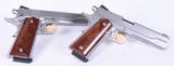 CABOT S100 GOVERNMENT 1911 STYLE .45 ACP UPGRADE WOOD GRIPS MATCHING PAIR - 4 of 8