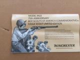 Winchester 9422 XTR Boy Scouts of America 75th Anniversary Eagle Scout Commemorative lever action 22 caliber short, long, long rifle - 15 of 15