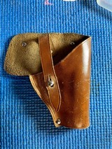 Beretta Model 1935 Nickel Engraved 32 ACP Made in 1954 With Period Holster - 11 of 13