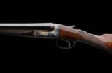 Pair of Westley Richards 12g Gold Name Droplock Shotguns - 7 of 12