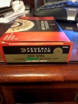 Federal Premium .308 Winchester, 175 gr., Matchking BTHP - 1 of 1