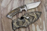Ron Best / Ron P. Nott Fixed Integral Hunter Knife W/Box Elder Burl - 2 of 9