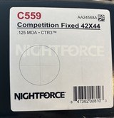 Nightforce, C559, Competition Fixed 42X44 NEW! - 2 of 3