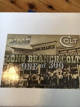 Colt SAA .45 Nickel Single Action Army TALO Long Branch 4 3/4” 1 of 300 NIB - 12 of 15