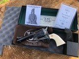 USFA 45 Colt 4 3/4” B/CCH SAA Single Action Like New Premium 4.75 US Firearms - 1 of 15