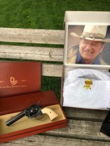 USFA John Wayne Double D .45 Colt SAA 4 3/4 Single Action Army US Firearms 4.75 Consecutive Pair NIB with Holster and Belt - 15 of 15
