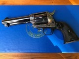 Colt SAA 45 4 3/4 with BP Frame Texas Shipped Factory Letter Custom Shop Black Powder Frame 4.75 P2840 3rd 2005 model - 4 of 15