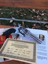 Colt SAA 1st Generation 45 Nickel 4 3/4" made 1940 Single Action Army Museum Piece Out of John Bianchi Collection Rare and Nice! - 6 of 15