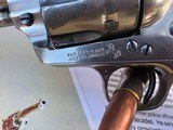 Colt SAA 1st Generation 45 Nickel 4 3/4" made 1940 Single Action Army Museum Piece Out of John Bianchi Collection Rare and Nice! - 3 of 15