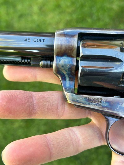 USFA PreWar 45 Colt Single Action 4 3/4 Casehardened 4.75 Armory Blue - Image 14 of 15