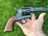 USFA PreWar 45 Colt Single Action 4 3/4 Casehardened 4.75 Armory Blue - Image 12 of 15