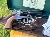 USFA PreWar 45 Colt Single Action 4 3/4 Casehardened 4.75 Armory Blue - Image 4 of 15