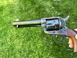 USFA PreWar 45 Colt Single Action 4 3/4 Casehardened 4.75 Armory Blue - Image 9 of 15