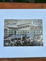 Colt SAA 45 Nickel Special Long Branch Edition 4 3/4” New in Box all Paperwork - Image 2 of 15