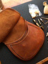 Contemporary Possibles/Hunting Bag, Scrimshawed Powder Horn, and Accouterments - 6 of 6