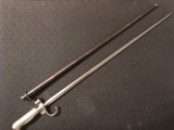 1886 French Lebel Bayonet and Scabbard - 1 of 4