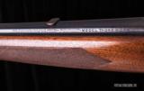 Winchester Model 71, .348 WINCHESTER DELUXE RIFLE 99% FACTORY FINISHES, FACTORY PEEP! - 19 of 22