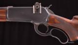 Winchester Model 71, .348 WINCHESTER DELUXE RIFLE 99% FACTORY FINISHES, FACTORY PEEP! - 2 of 22