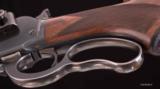 Winchester Model 71, .348 WINCHESTER DELUXE RIFLE 99% FACTORY FINISHES, FACTORY PEEP! - 16 of 22