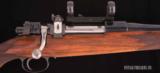 Paul Jaeger Custom Mauser – 7 x 57, DETACHABLE JAEGER MOUNTS, ENGRAVED W/GOLD, AS NEW - 11 of 26