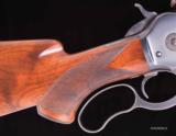 Winchester Model 71, .348 WINCHESTER DELUXE RIFLE 99% FACTORY FINISHES, FACTORY PEEP! - 8 of 21