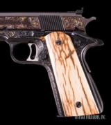 Colt 1911 NATIONAL MATCH .45 ACP, Engraved w/ gold/silver, vintage firearms inc - 7 of 18