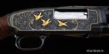 Winchester Model 12 TRAP - 12 GAUGE, GOLD INLAYS CUSTOM WOOD, NICE! vintage firearms inc - 2 of 20