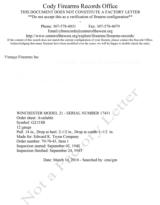 Winchester Model 21 12 Gauge – 7LB. 3OZ. GUN, 30” LM/F, ORIGINAL, VINTAGE FIREARMS, INC. - 20 of 20