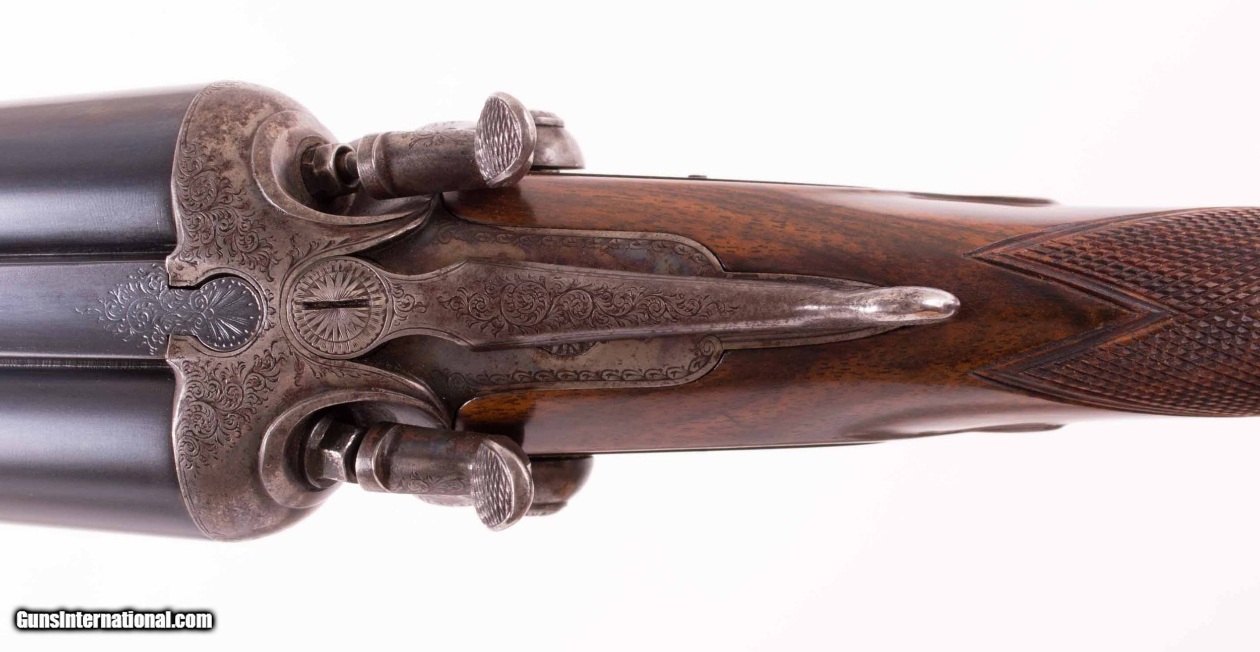 William Evans 12 Bore 1889 London Hammer Gun Maker S Case Vintage Firearms Inc
