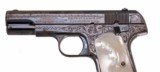 Colt Model 1903 – FACTORY ENGRAVED, PEARL GRIPS, DOCUMENTED, vintage firearms inc - 1 of 17