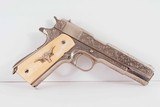 Remington-Rand 1911 – ENGRAVED, NICKEL, IVORY vintage firearms inc - 2 of 16