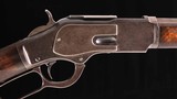 Winchester 1873 DELUXE RIFLE – 3X WOOD, DOCUMENTED 28” BARREL, ANTIQUE, Vintage Firearms Inc - 2 of 26