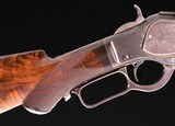 Winchester 1873 DELUXE RIFLE – 3X WOOD, DOCUMENTED 28” BARREL, ANTIQUE, Vintage Firearms Inc - 7 of 25
