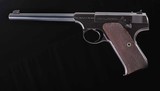 Colt Woodsman .22LR – TARGET MODEL, 1937, AWESOME 99.5%, vintage firearms inc - 1 of 11