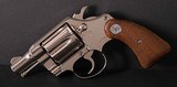 Colt Cobra .38 Spl. – FACTORY NICKEL, FIRST ISSUE, MINT CONDITION, vintage firearms inc - 1 of 12